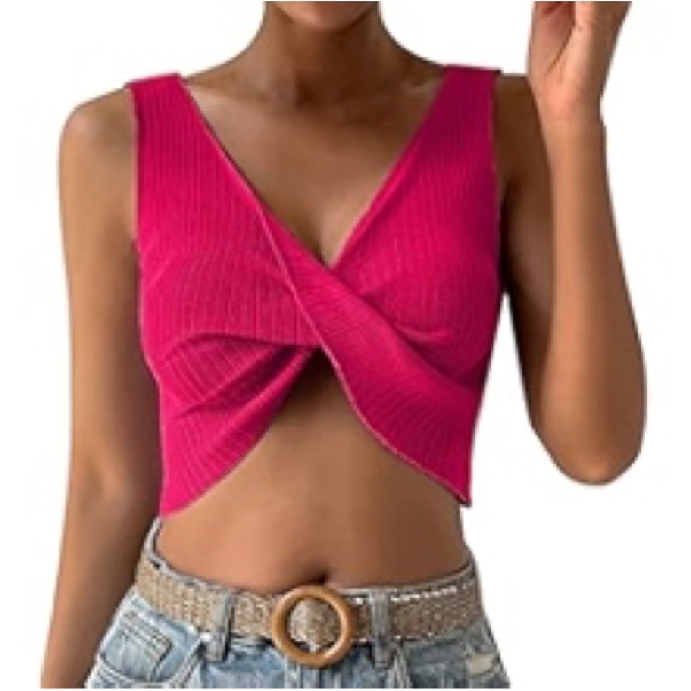 WILD FABLE | Women's Pink Sleeveless Top / Tank